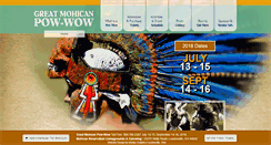 Desktop Screenshot of mohicanpowwow.com